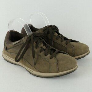 Columbia Three Passes Men's Size 9.5 Brown Leather Lace Up Casual Oxfords